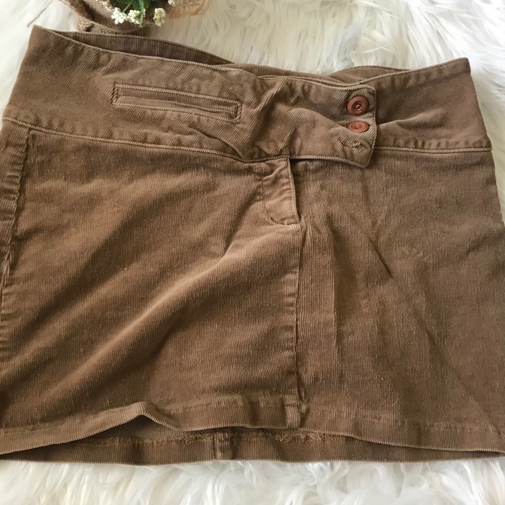 Cute woman’s short skirt